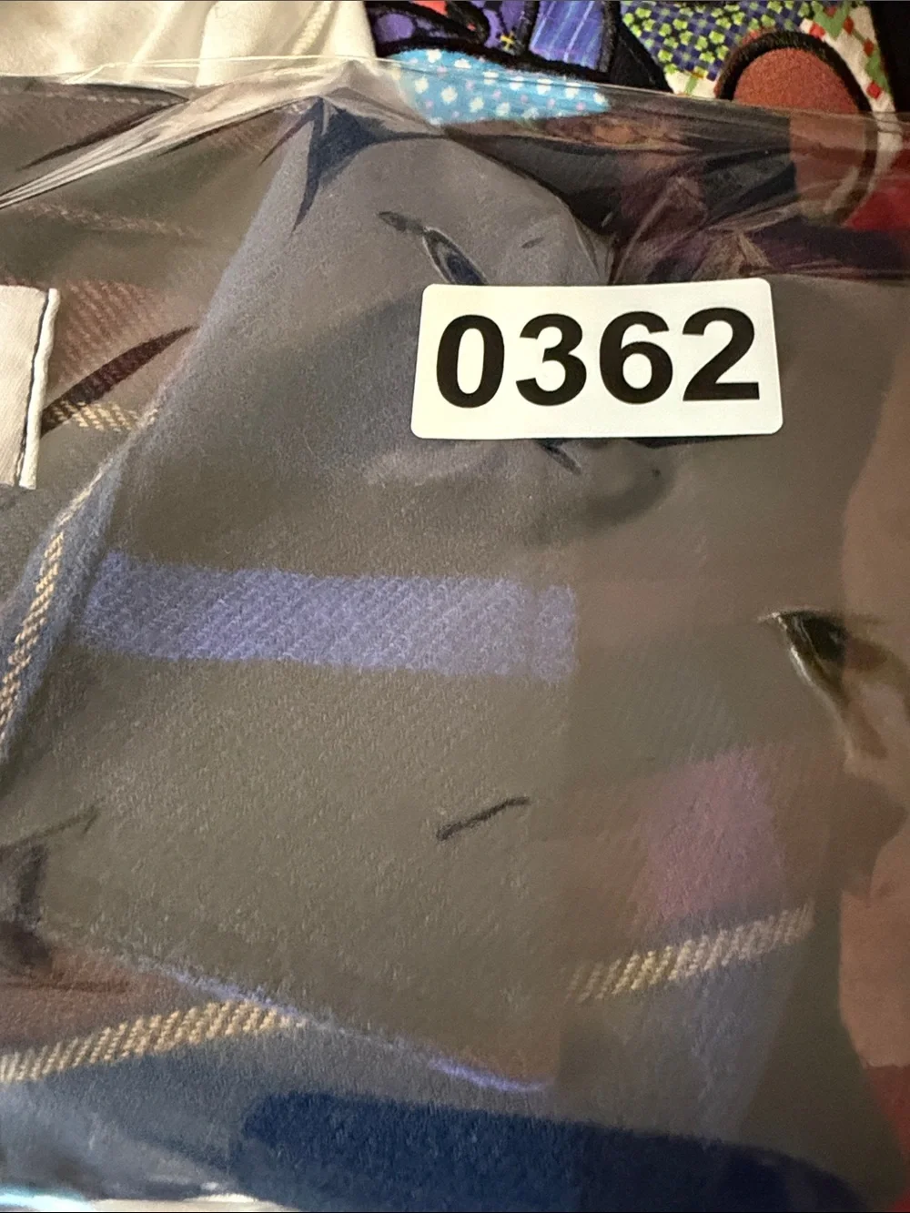 Old Navy Navy Blue and Red Plaid Button-Up Shirt